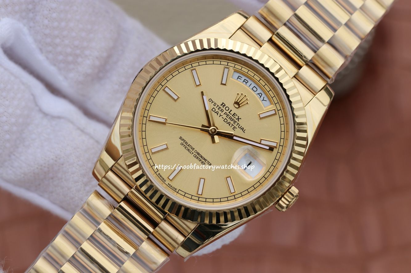 Rolex Yellow Gold President Day Date 40 2238 Cr The N Factory