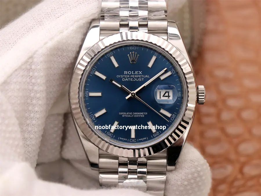 Rolex Datejust 126300 Blue Dial Stainless Steel Oyster Bracelet ARF ...