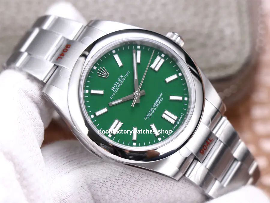 Rolex 2020 Oyster Perpetual 41 Green 124300 OysterSteel New 3230 EWF
