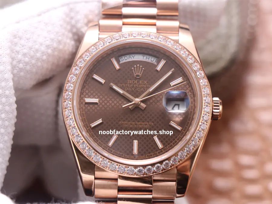 Rolex Day-Date 40 Watch 18 ct Everose gold - M228345RBR-0005 EWF - The N  Factory